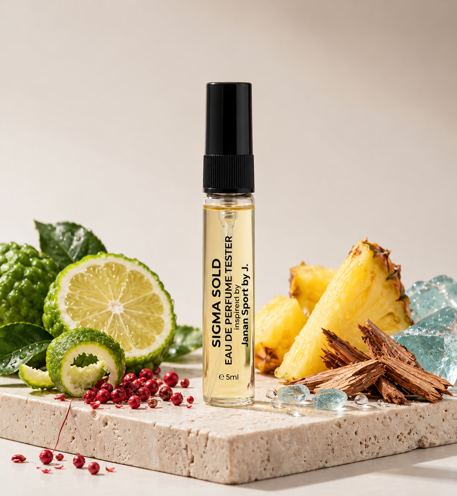 SIGMA SOLD Perfume Tester Inspired by Janan Sport by J.  5ml